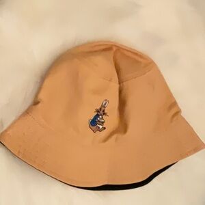 Peter Rabbit Bucket Hat with Embroidered Rabbit